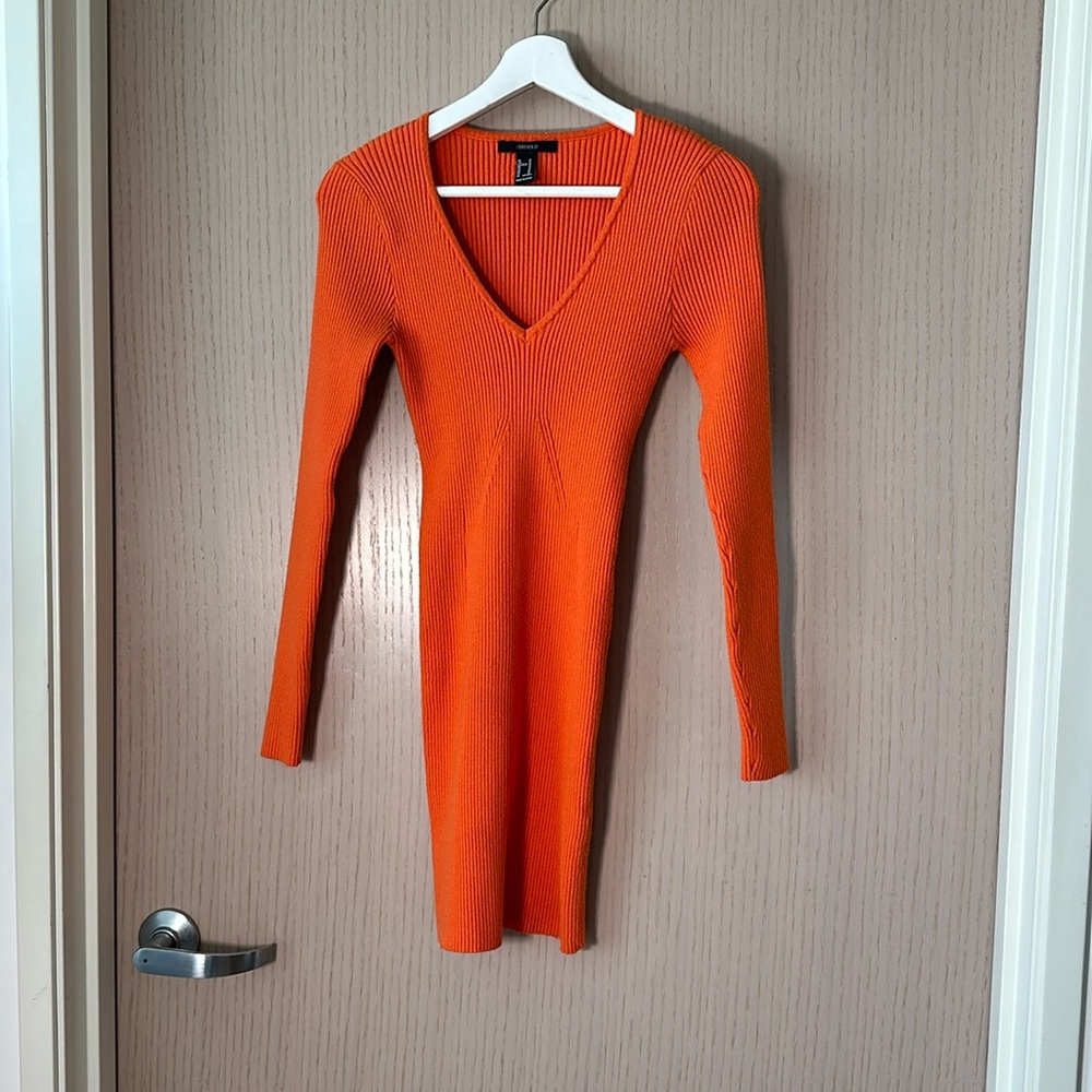 Orange Short Dress